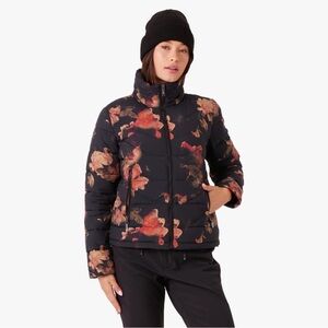 NWT Roxy Christal Packable Liner Black Sz M